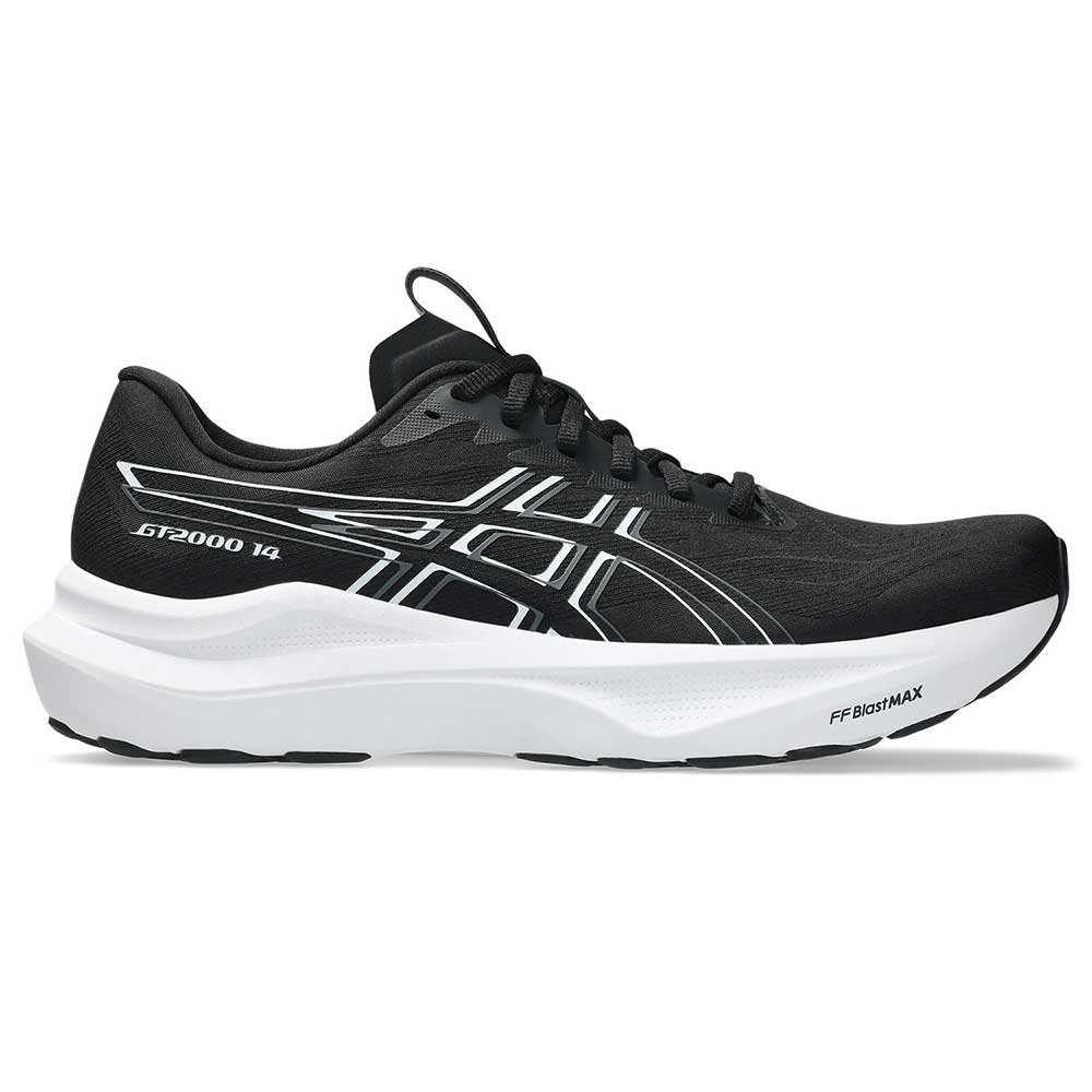 Men's GT-2000 14 Running Shoe - Black/White - Regular (D)