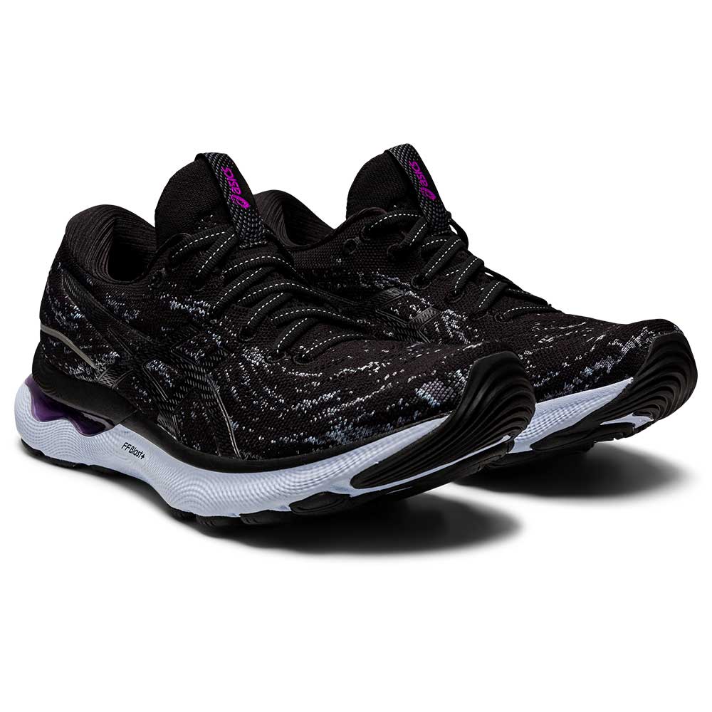 Women's Gel-Nimbus 24 Mk Running Shoe - Black/Black - Regular (B)