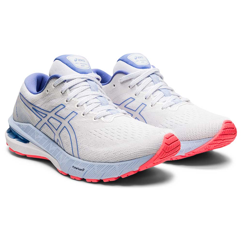 Women's GT-2000 10 Running Shoe - White/Periwinkle Blue