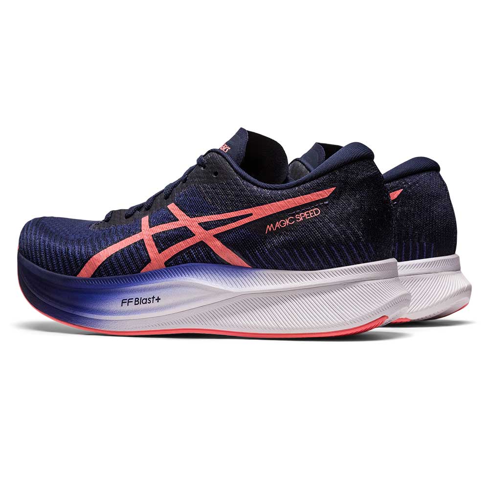 Women's Magic Speed 2 Running Shoe - Indigo Blue/Papaya - Regular (B)