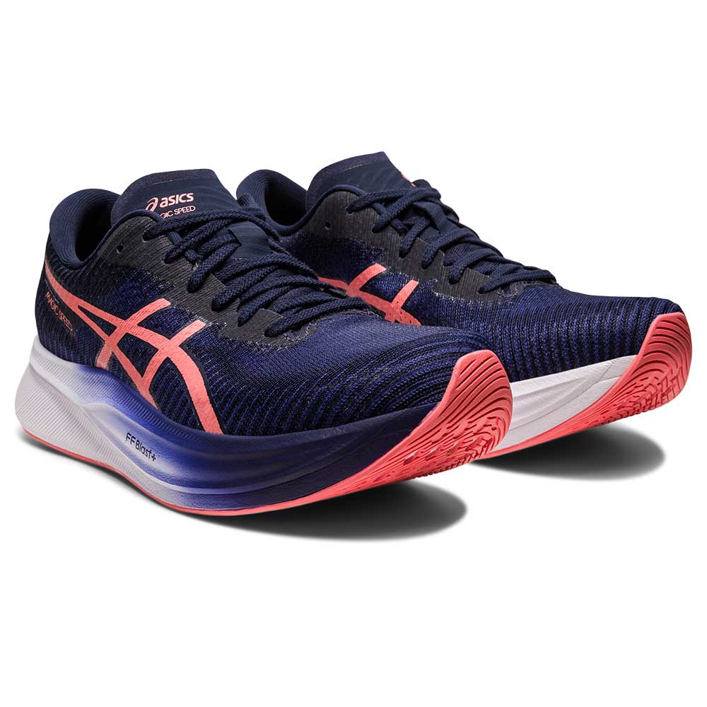 Women's Magic Speed 2 Running Shoe - Indigo Blue/Papaya - Regular (B)