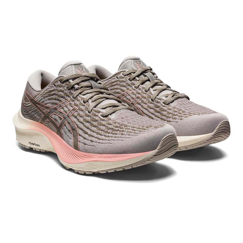 Women's Gel-Kayano Lite 3 Running Shoe - Oyster Grey/Frosted Rose - Regular (B)