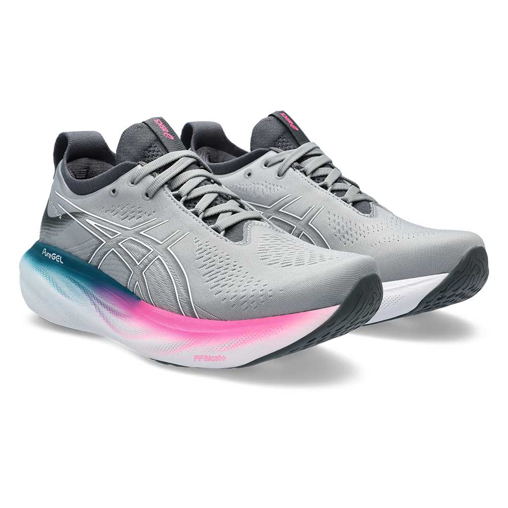 Women's Gel-Nimbus 25 Running Shoe - Sheet Rock/White - Regular (B)