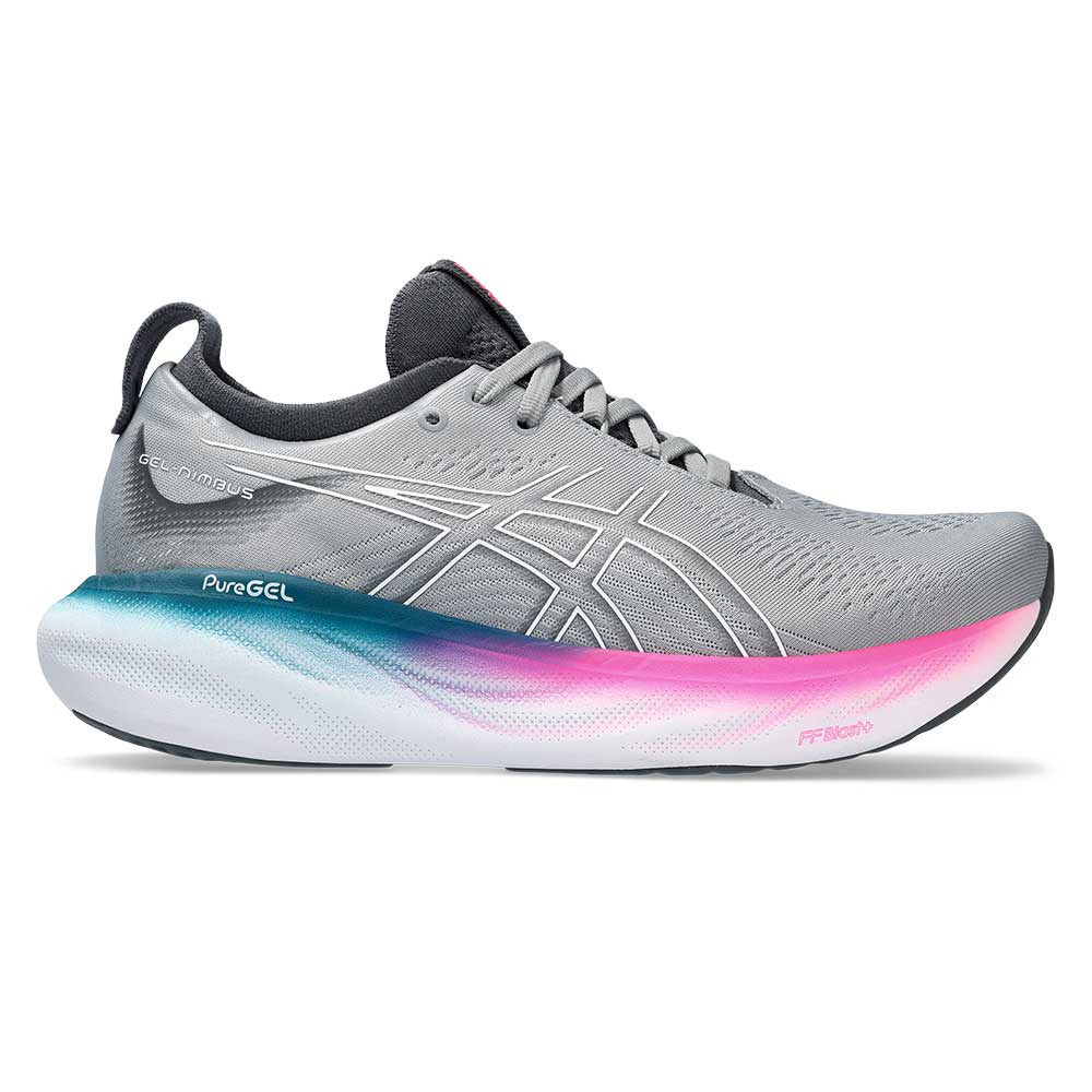 Women's Gel-Nimbus 25 Running Shoe - Sheet Rock/White - Regular (B)