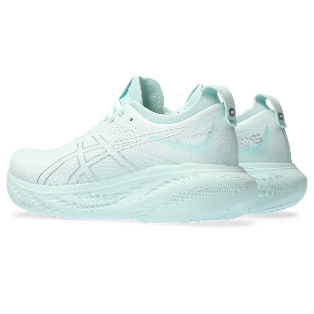 Women's Gel-Nimbus 25 Running Shoe- Soothing Sea/Pure Silver- Regular (B)