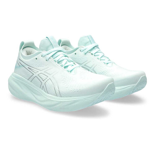 Women's Gel-Nimbus 25 Running Shoe- Soothing Sea/Pure Silver- Regular (B)