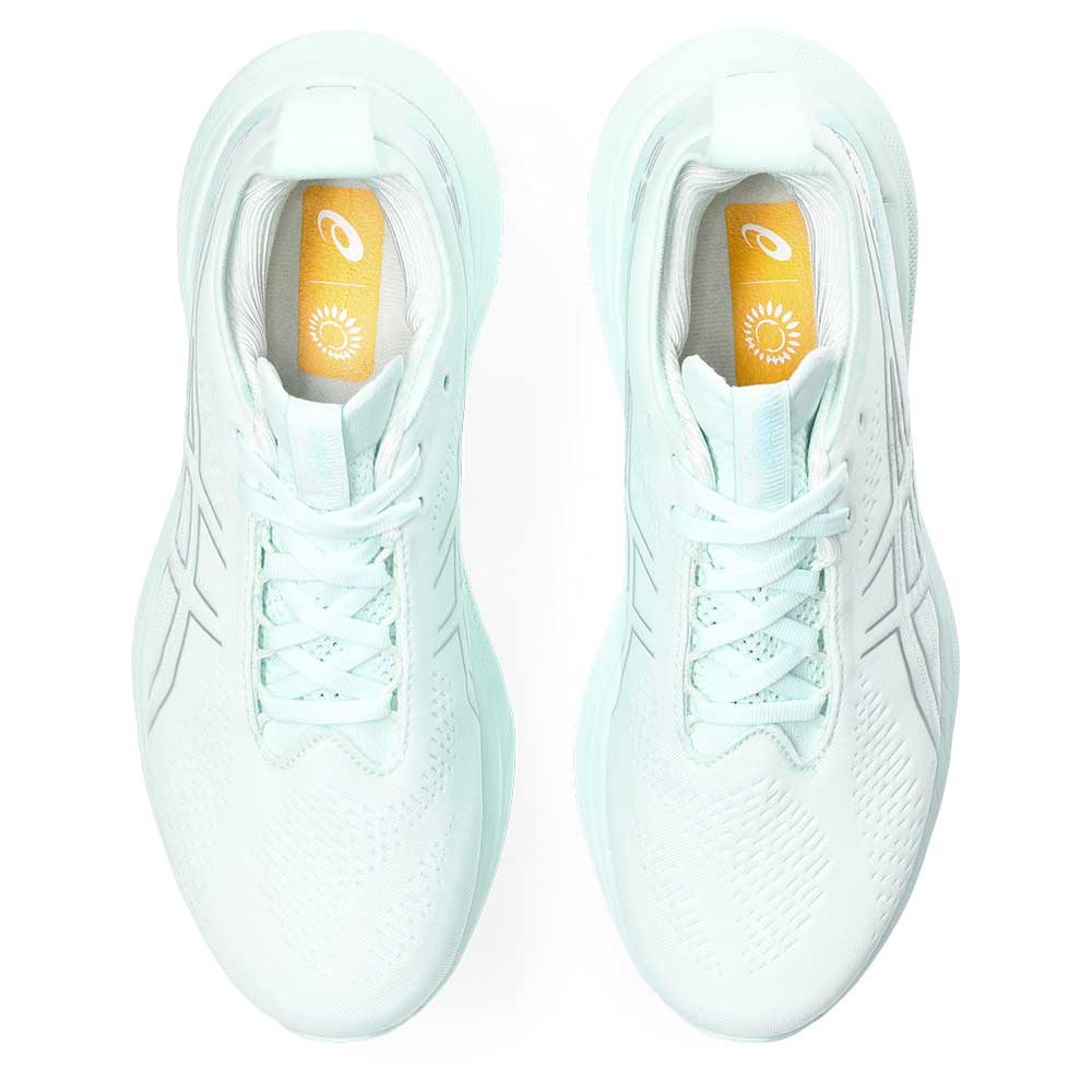 Women's Gel-Nimbus 25 Running Shoe- Soothing Sea/Pure Silver- Regular (B)