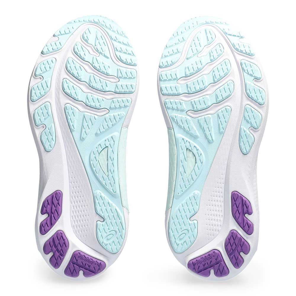 Women's Gel-Kayano 30 Running Shoe - White/Cyber Grape- Regular (B)