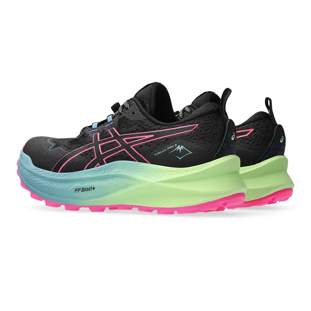Women's Trabuco Max 2 Running Shoe - Black/Hot Pink - Regular (B)