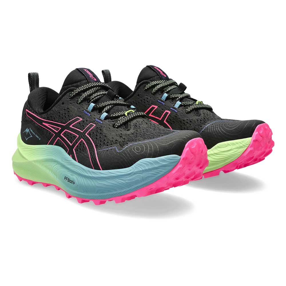 Women's Trabuco Max 2 Running Shoe - Black/Hot Pink - Regular (B)