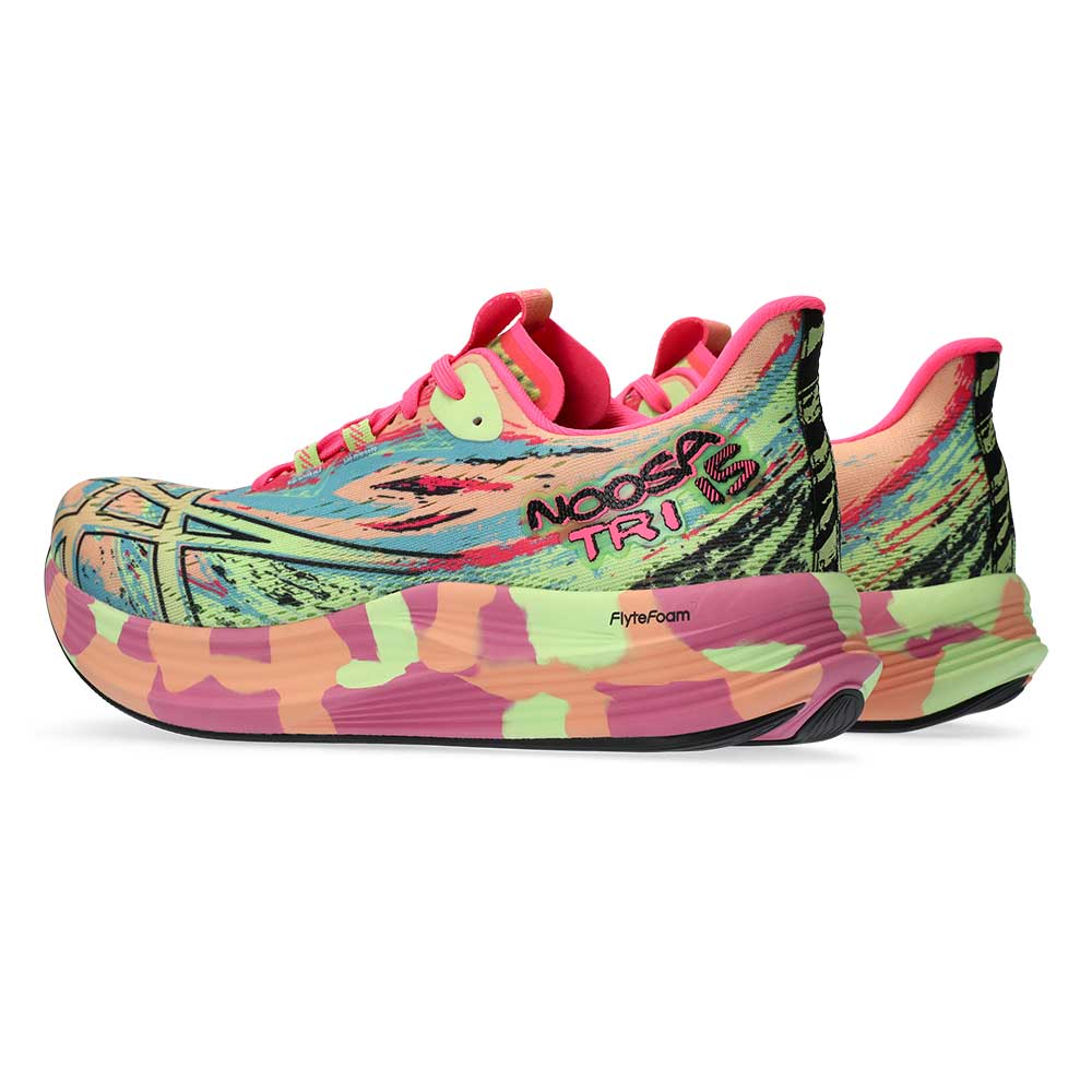 Women's Noosa TRI 15 Running Shoe - Summer Dune/Lime Green - Regular (B)