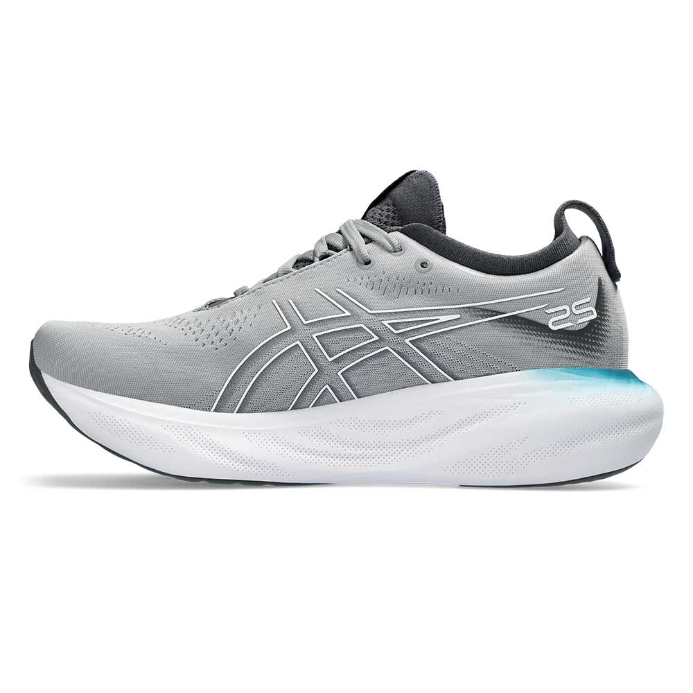 Women's Gel-Nimbus 25 Running Shoe - Sheet Rock/White- Wide (D)