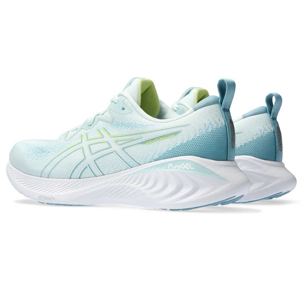 Women's Gel-Cumulus 25 Running Shoe (B) - Soothing Sea/Glow Yellow