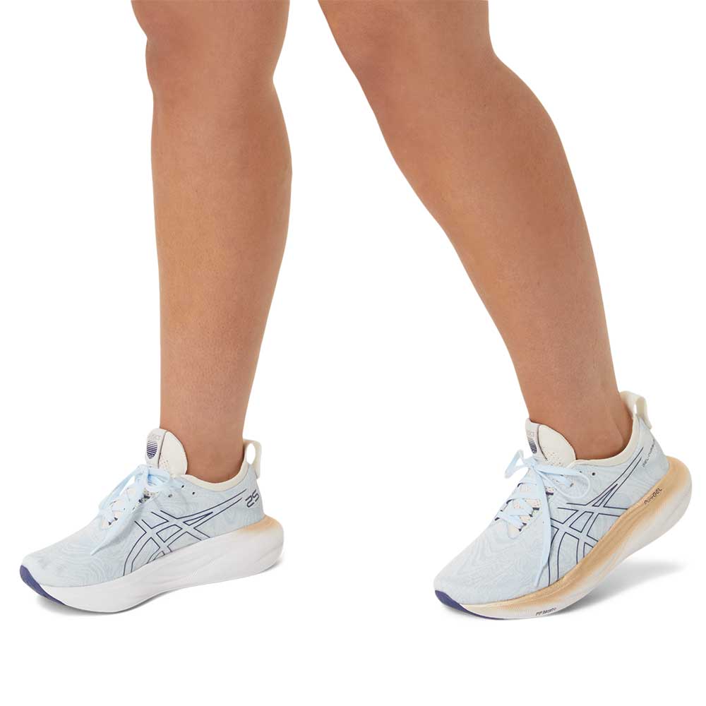 Women's Gel-Nimbus 25 - Sky/Cream - Regular (B)