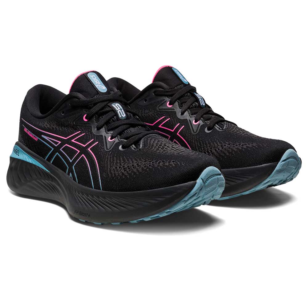 Women's Gel-Cumulus 25 GTX Running Shoe - Black/Hot Pink - Regular (B)