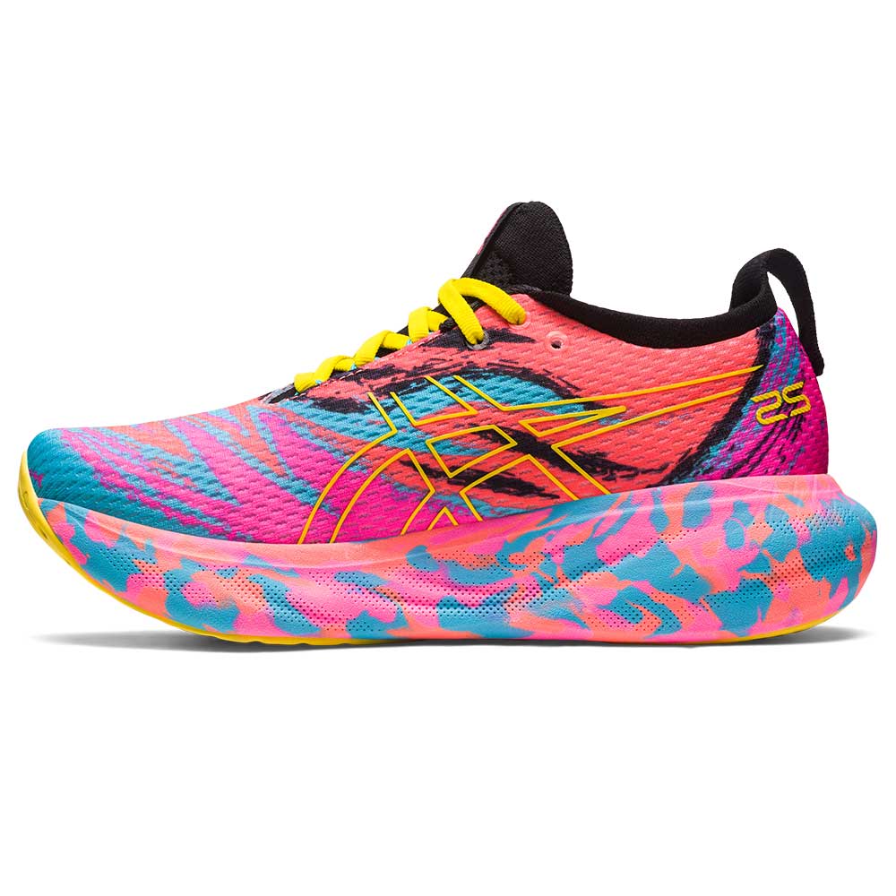 Women's Gel-Nimbus 25 Running Shoe - Aquarium/Vibrant Yellow- Regular (B)