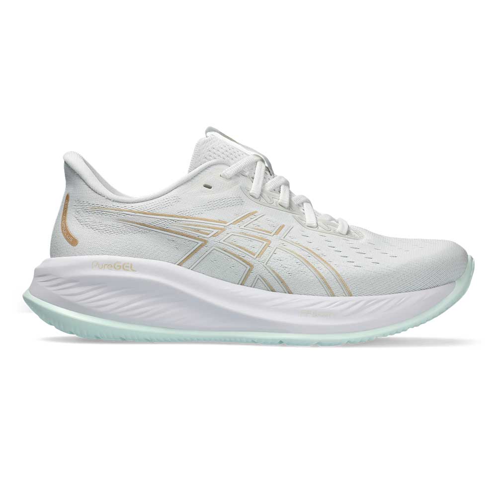 Women's Gel-Cumulus 26 Running Shoe White/Pale Mint Regular (B