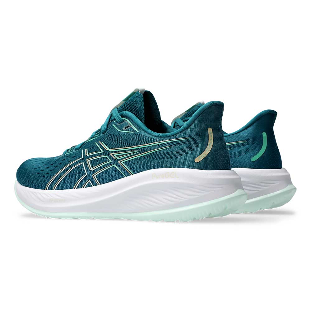 Women's Gel-Cumulus 26 Running Shoe - Rich Teal/Pale Mint - Wide (D)