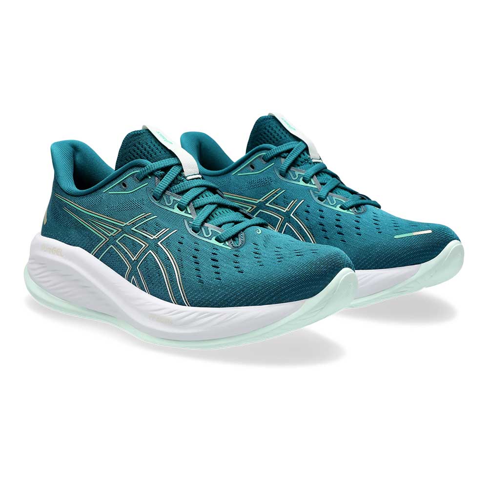 Women's Gel-Cumulus 26 Running Shoe - Rich Teal/Pale Mint - Wide (D)