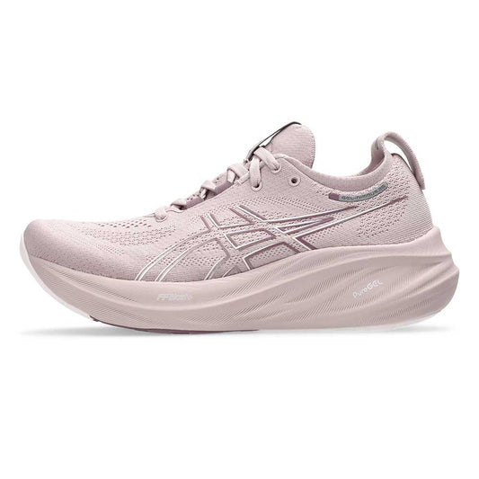 Women's Gel-Nimbus 26 Running Shoe - Watershed Rose/White - Wide (D)