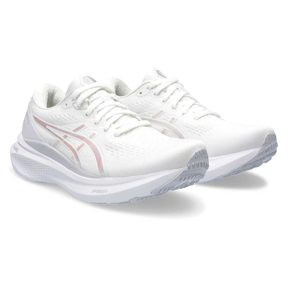 Women's Gel-Kayano 30 Anniversary Running Shoe - White/Lilac Hint- Regular (B)