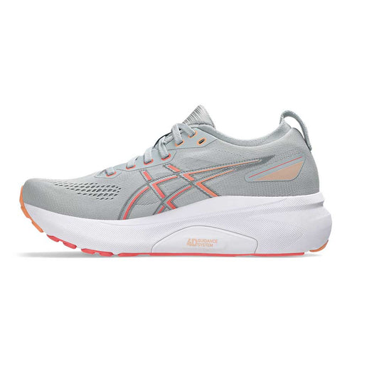 Women's Gel-Kayano 31 Running Shoe -Piedmont Grey/Papaya - Wide (D)