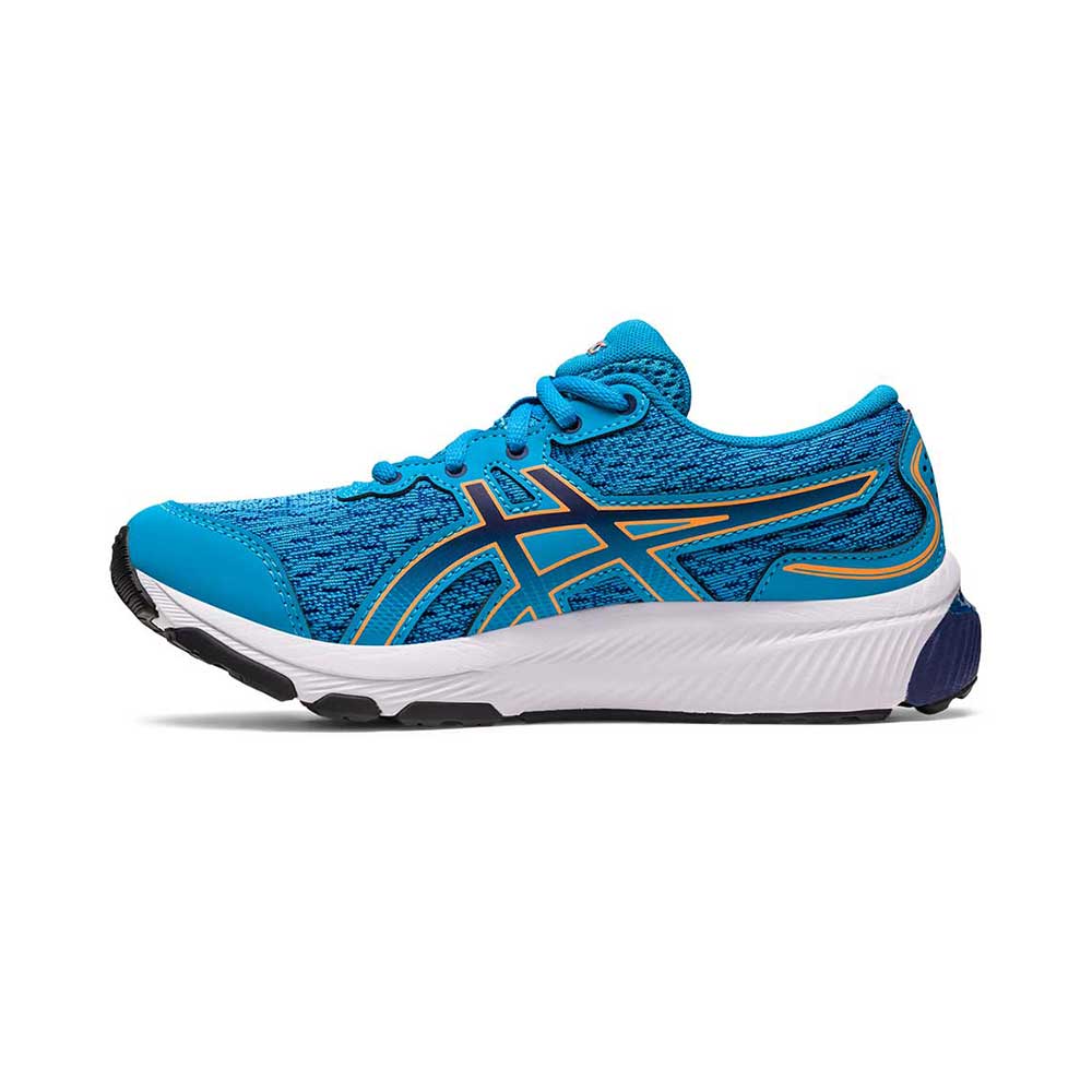 Youth Gel-Cumulus 24 Grade School Running Shoe - Island Blue/Sun Peach - Regular (D)