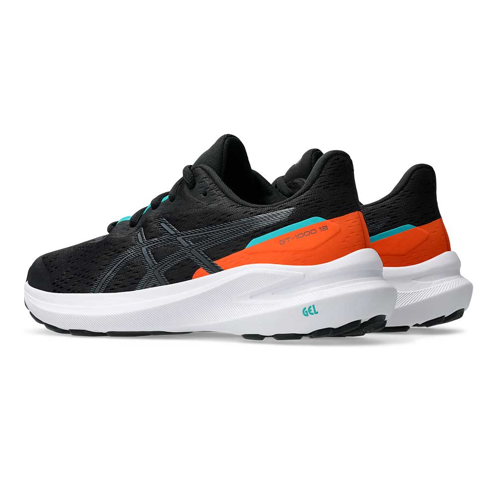 Youth GT-1000 13 GS Running Shoe - Black/Carbon - Regular (D)