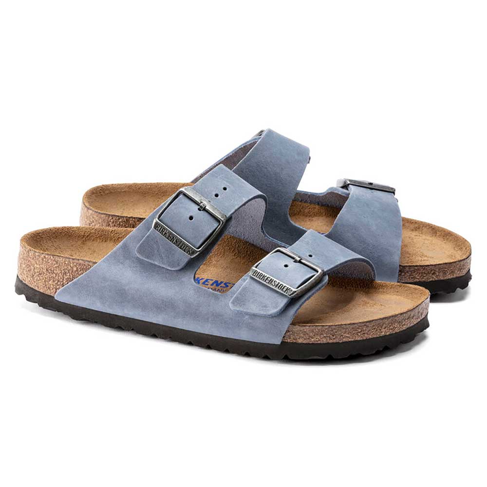 Arizona SFB Oil Leather Sandal - Dusty Blue - Regular/Wide