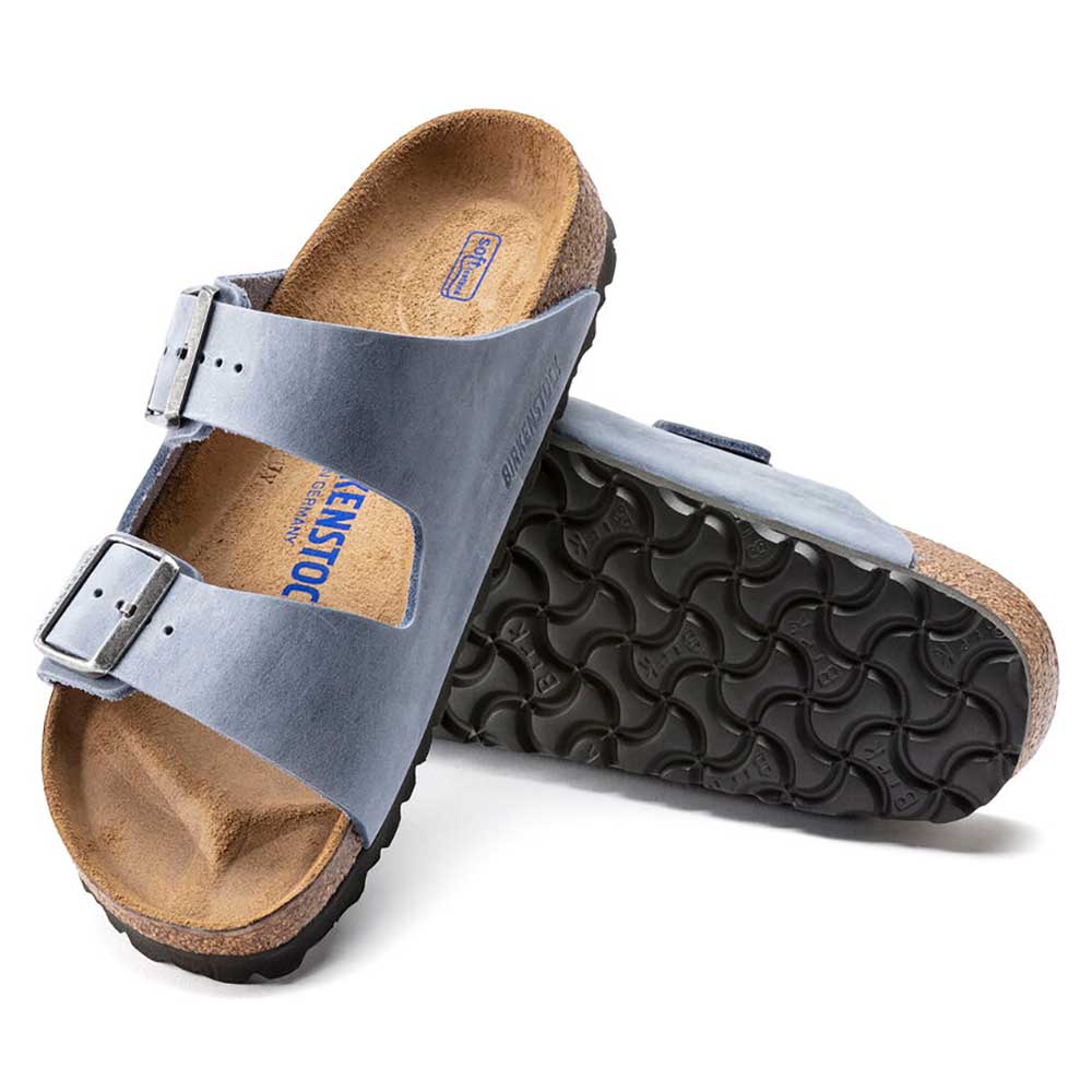 Arizona SFB Oil Leather Sandal - Dusty Blue - Regular/Wide