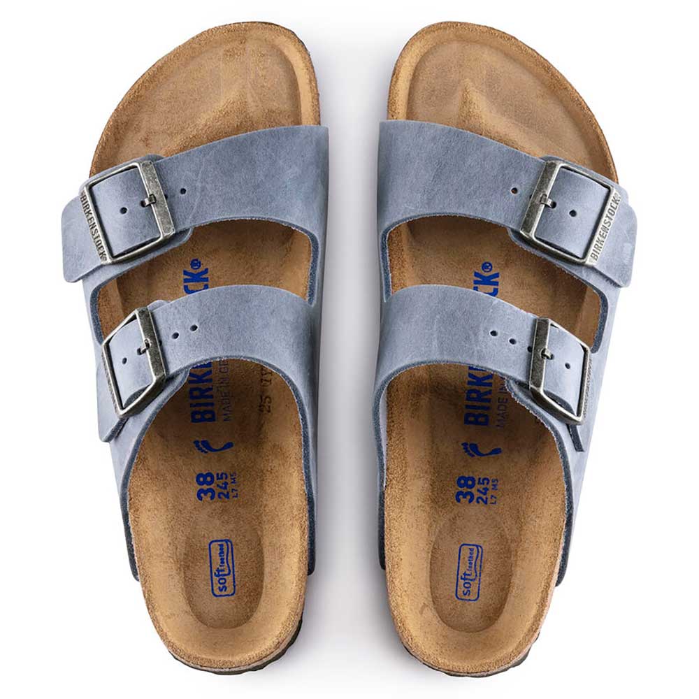 Arizona SFB Oil Leather Sandal - Dusty Blue - Regular/Wide