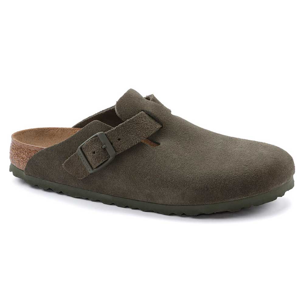 Women's Boston Suede Clog - Thyme - Regular