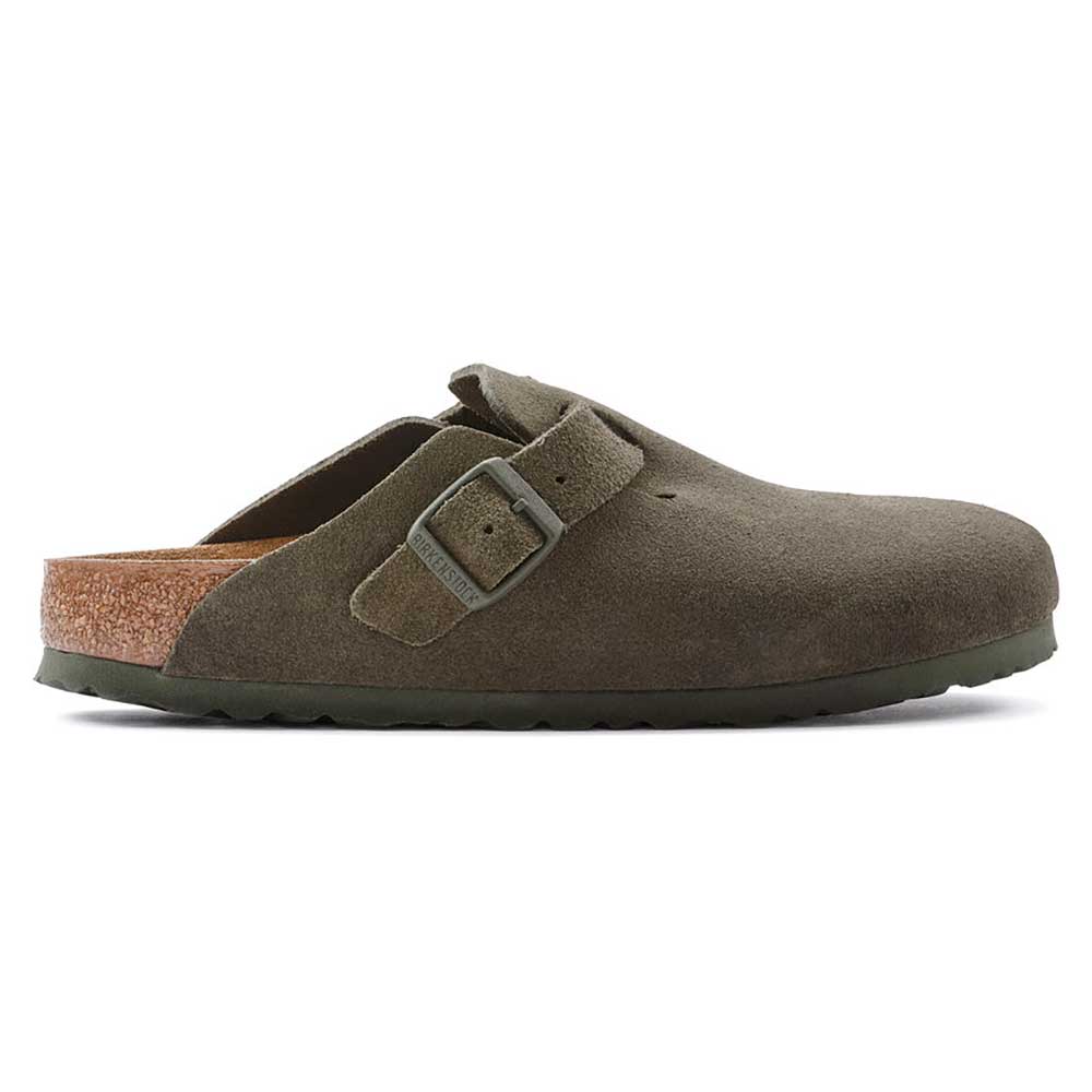 Women's Boston Suede Clog - Thyme - Regular