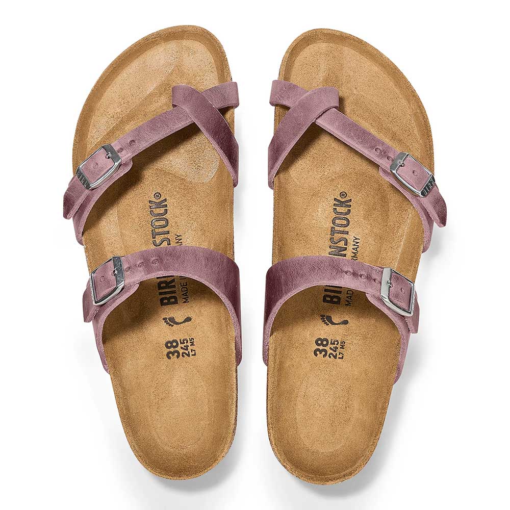 Women's Mayari Oiled Leather Sandal - Lavender - Regular/Wide