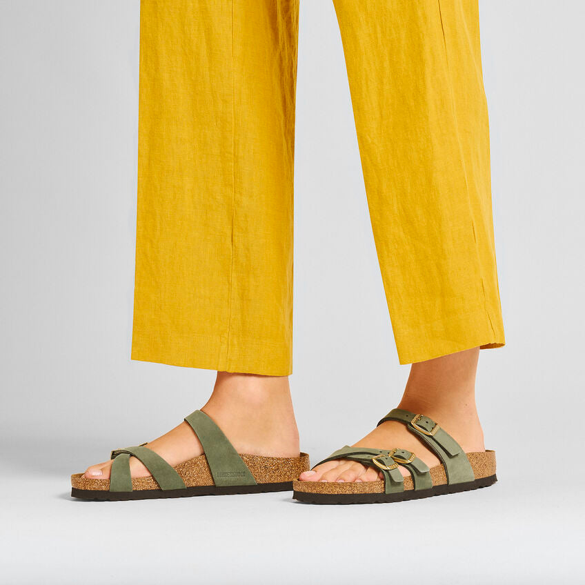 Women's Franca Nubuck Sandal - Thyme - Regular/Wide
