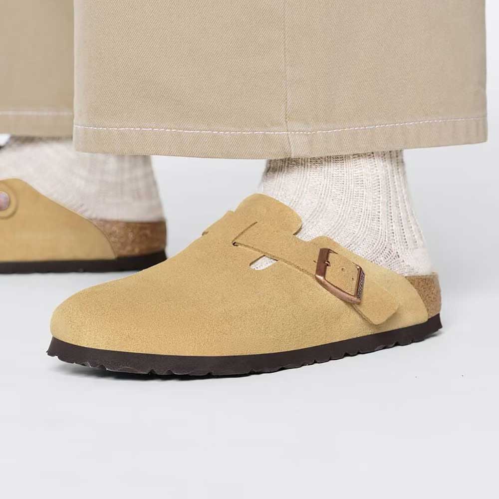 Boston Clog - Latte Cream - Regular/Wide