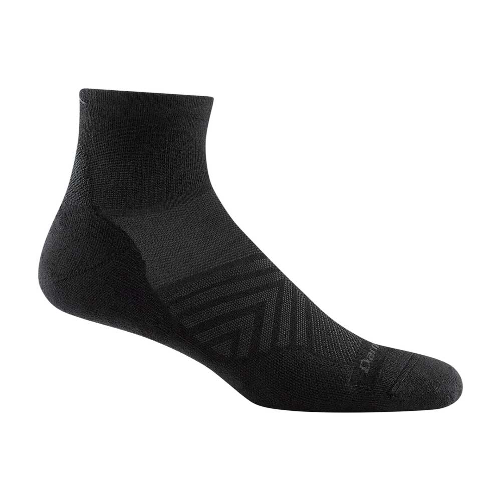 Men's Run Quarter Ultra Lightweight Cushion - Black