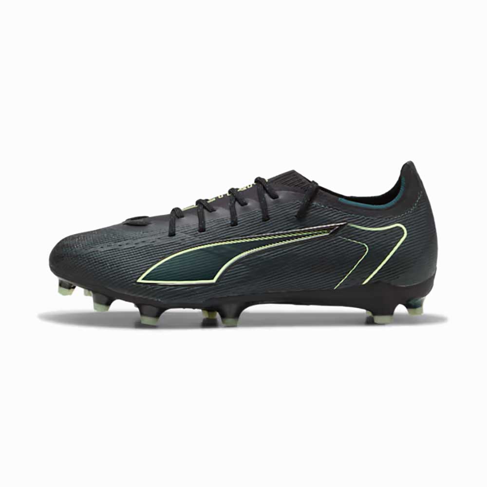 Ultra 6 Pro FG/AG Soccer Cleat - Puma Black/Fizzy Light/Green Terrain - Regular (D)