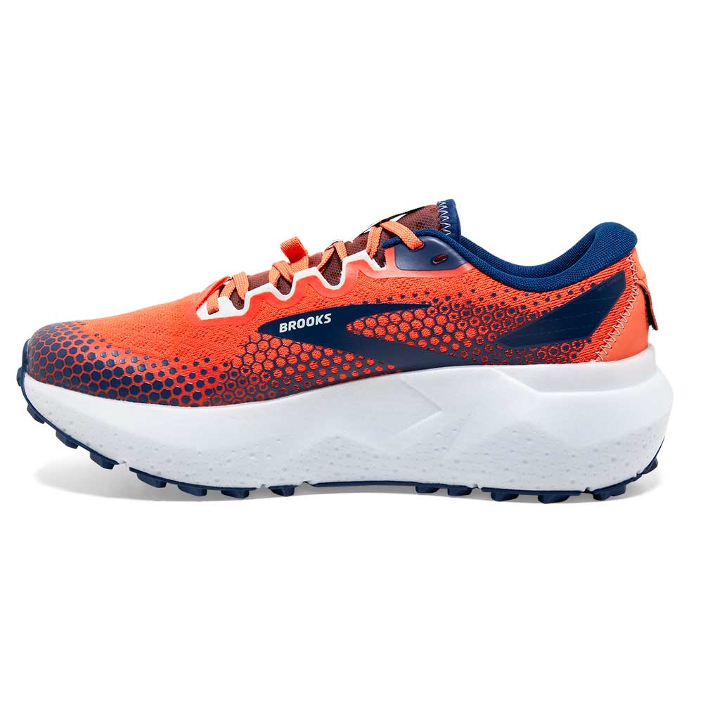 Men's Caldera 6 Trail Running Shoe - Firecracker/Navy/Blue - Regular (D)