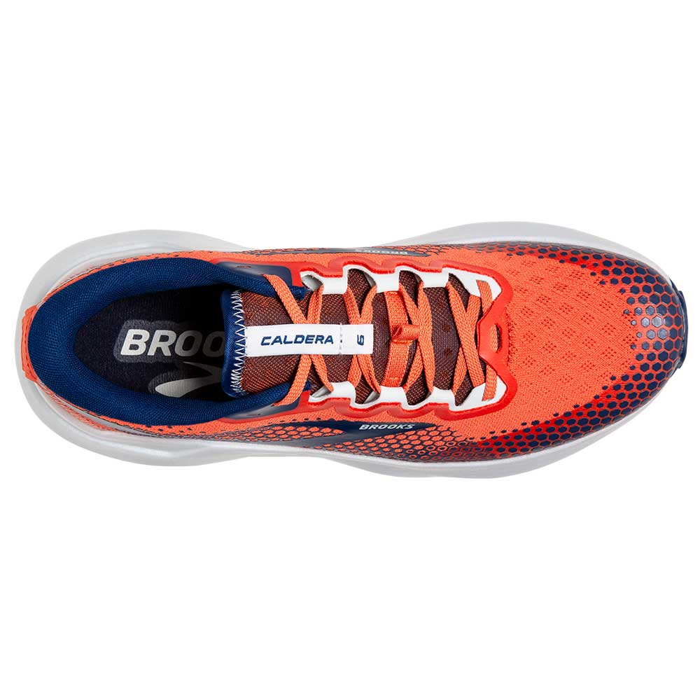 Men's Caldera 6 Trail Running Shoe - Firecracker/Navy/Blue - Regular (D)