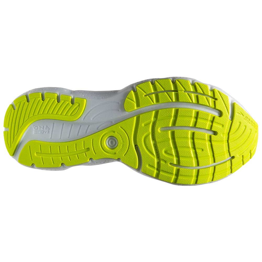 Men's Glycerin 20 Running Shoe- White/Nightlife- Regular (D)