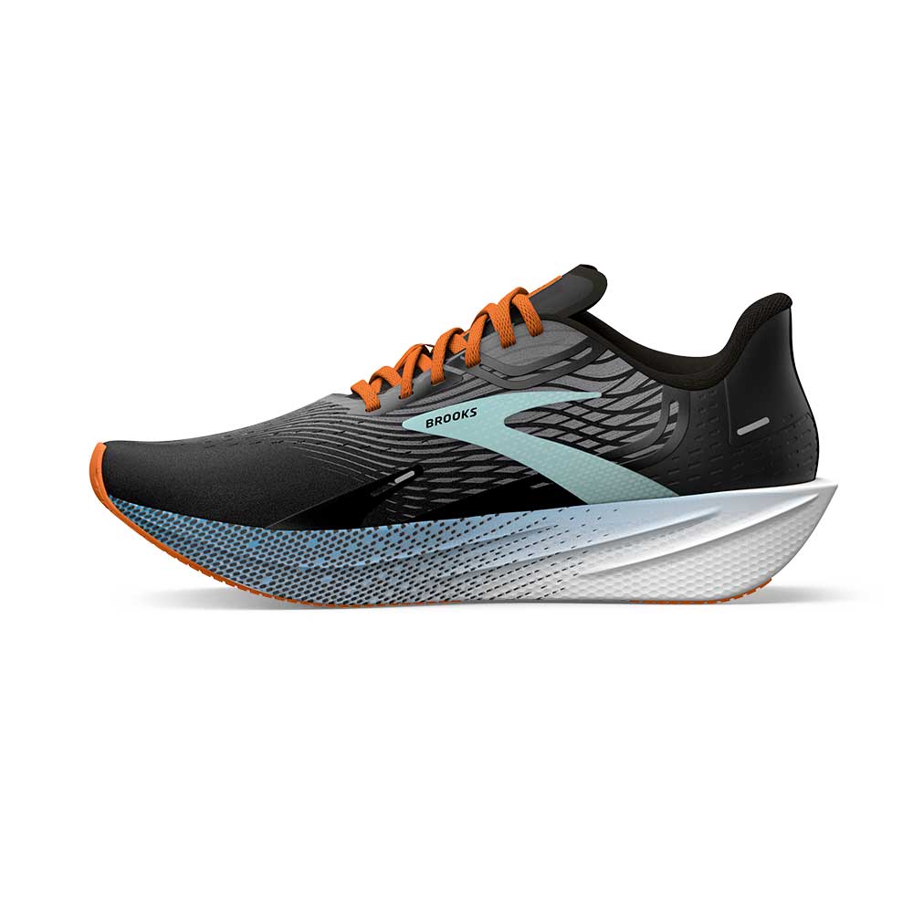 Men's Hyperion Max Running Shoe  - Black/Grey/Orange Clown Fish - Regular (D)