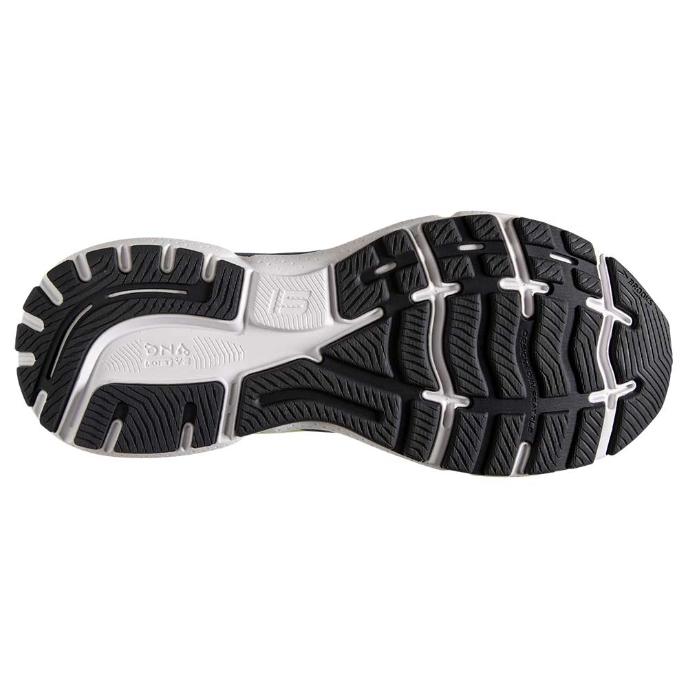 Men's Ghost 15 Running Shoe(D) - Ebony/White/Nightlife