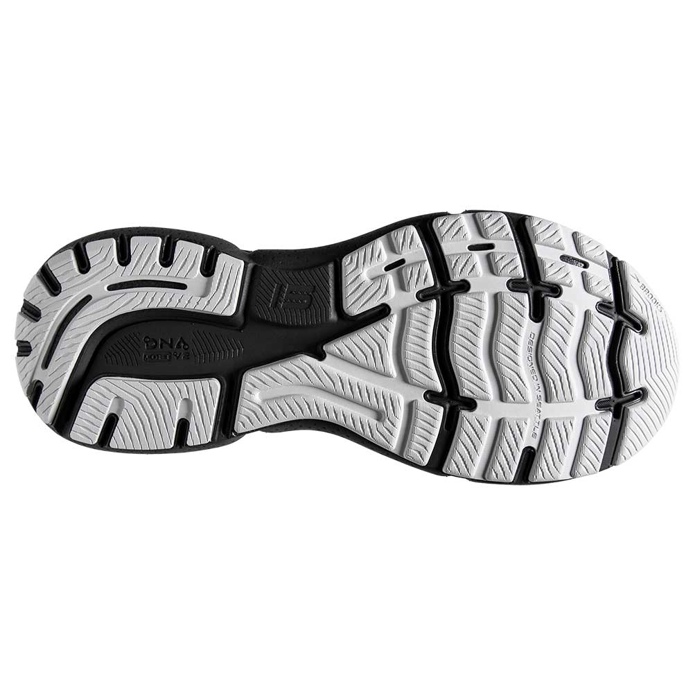 Men's Ghost 15 Running Shoe- White/Ebony/Oyster