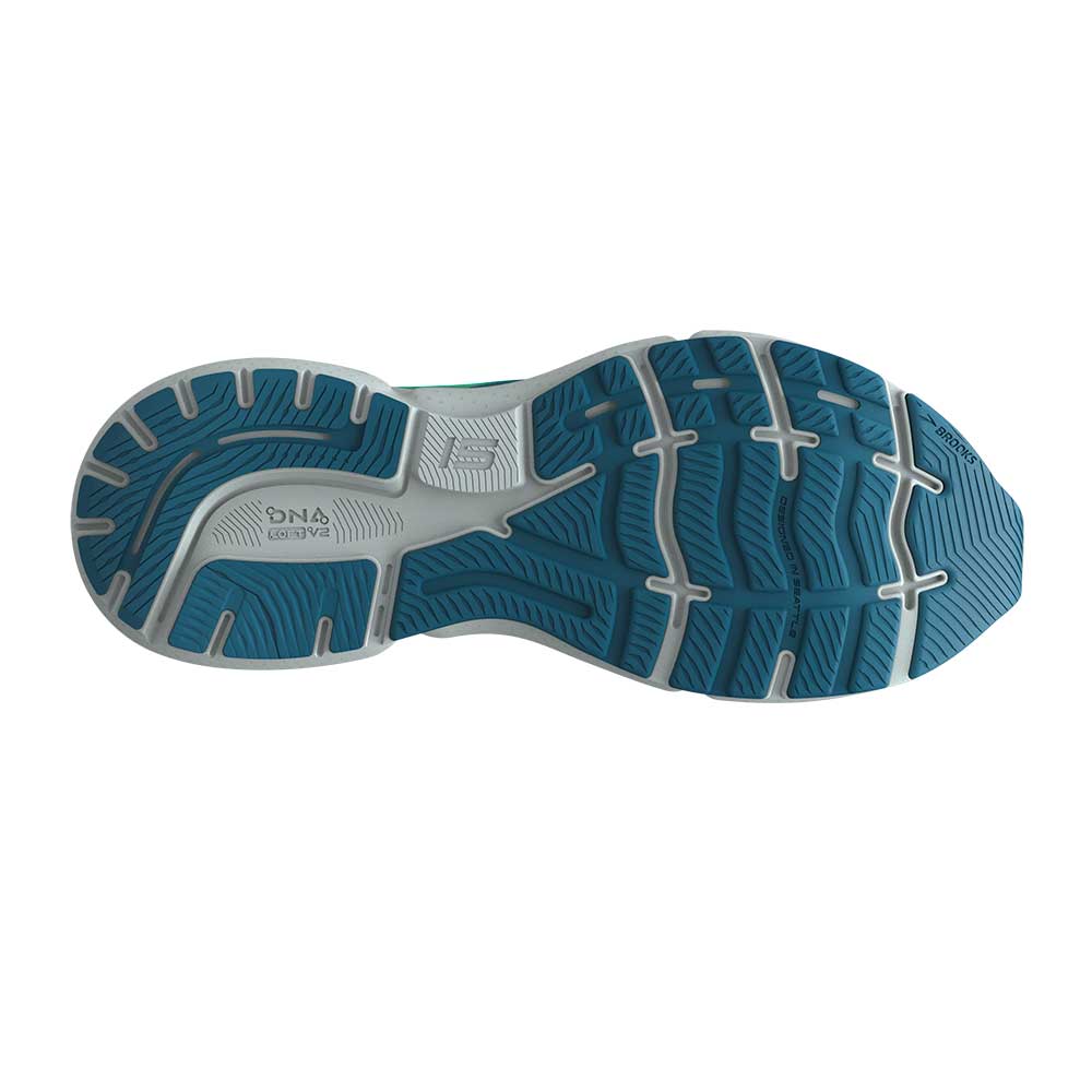 Men's Ghost 15 Running Shoe - Moroccan Blue/Black/Spring Bud - Regular (D)