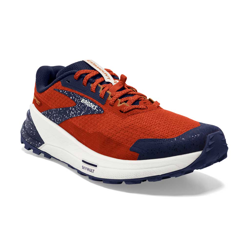 Men's Catamount 2 Trail Running Shoe - Rooibos/Biscuit/Peacoat - Regular (D)