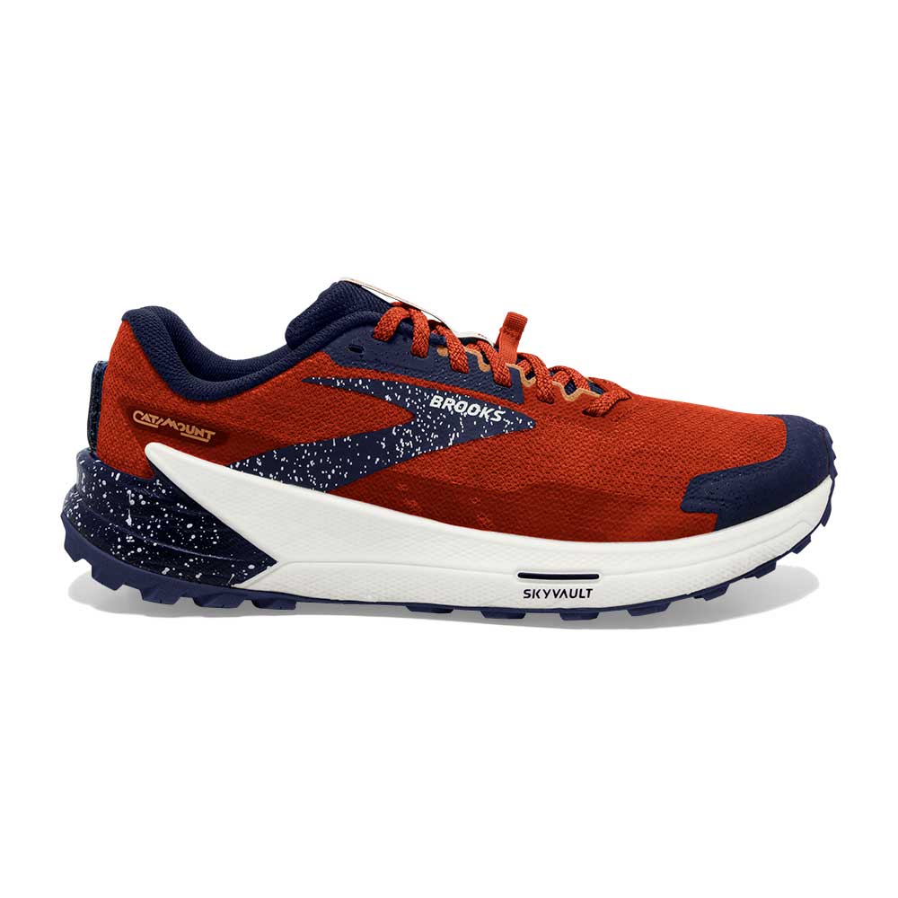 Men's Catamount 2 Trail Running Shoe - Rooibos/Biscuit/Peacoat - Regular (D)