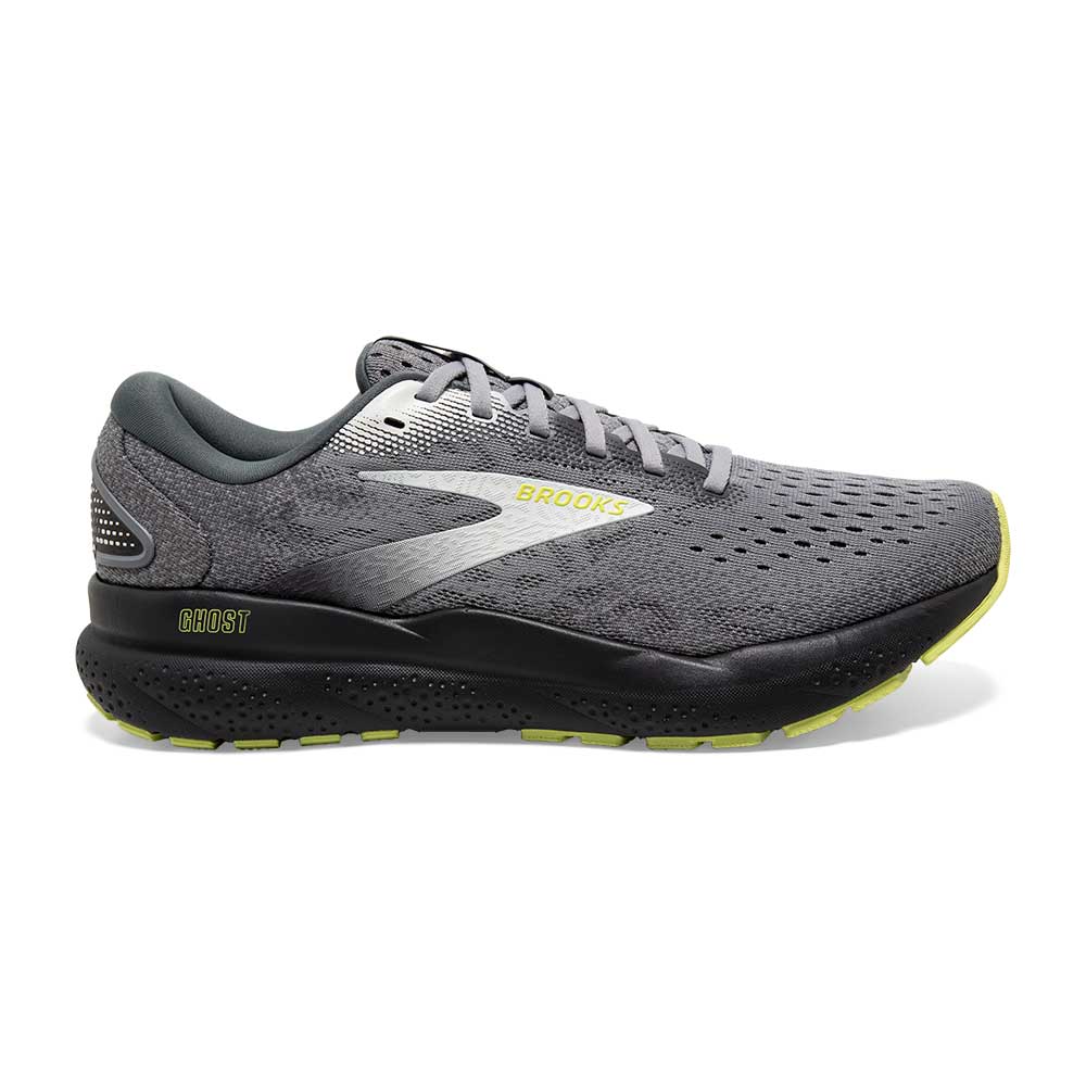 Men's Ghost 16 Running Shoe Primer/Grey/Lime Extra Wide (4E