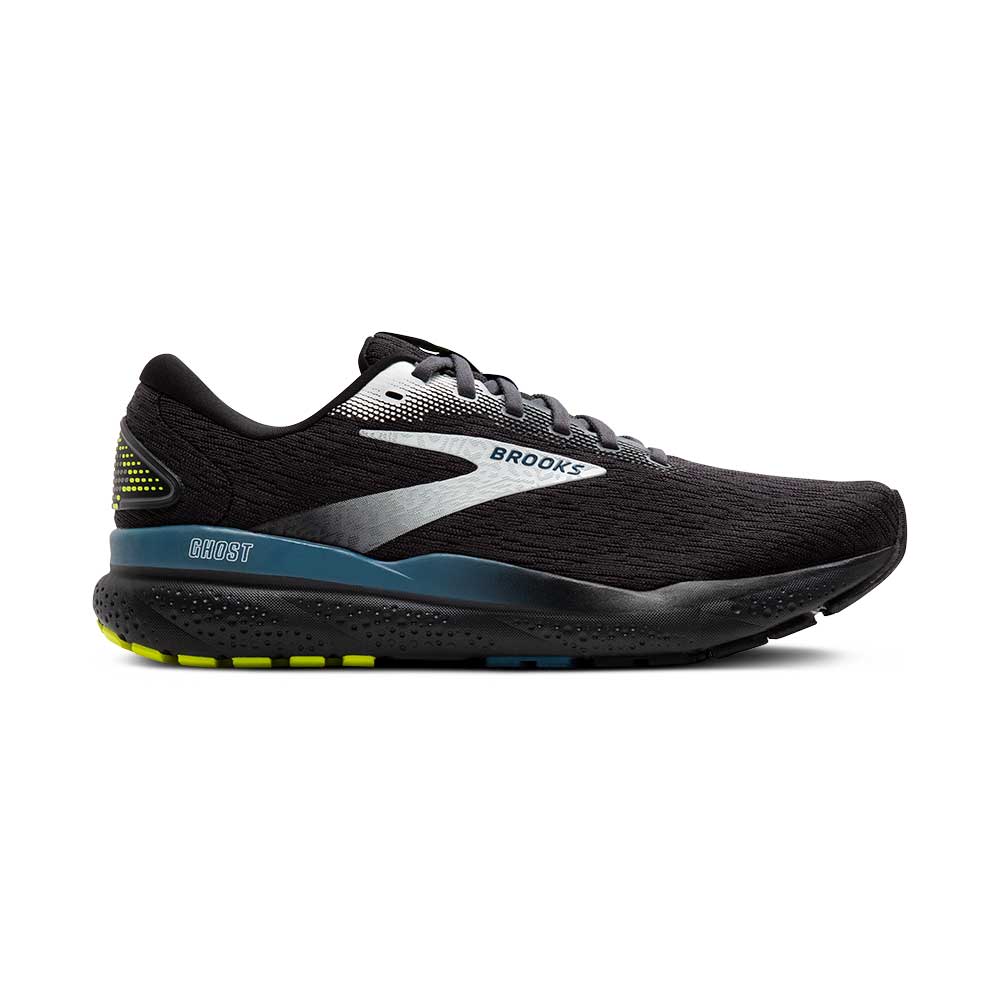 Brooks Ghost 16 Men s Black Ebony Blue 10 D