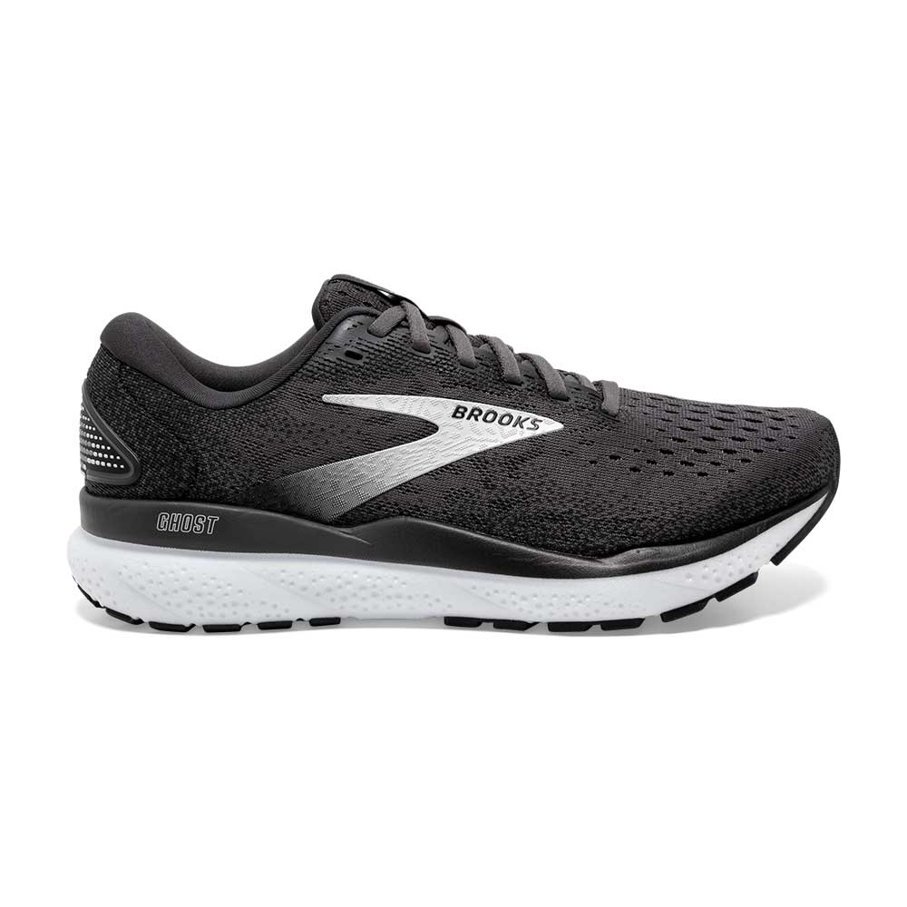 Men s Ghost 16 Running Shoe Black Grey White Regular D